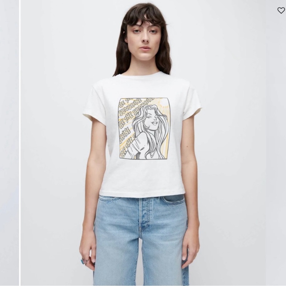 RE/DONE Classic "Be the Sunshine" Tee